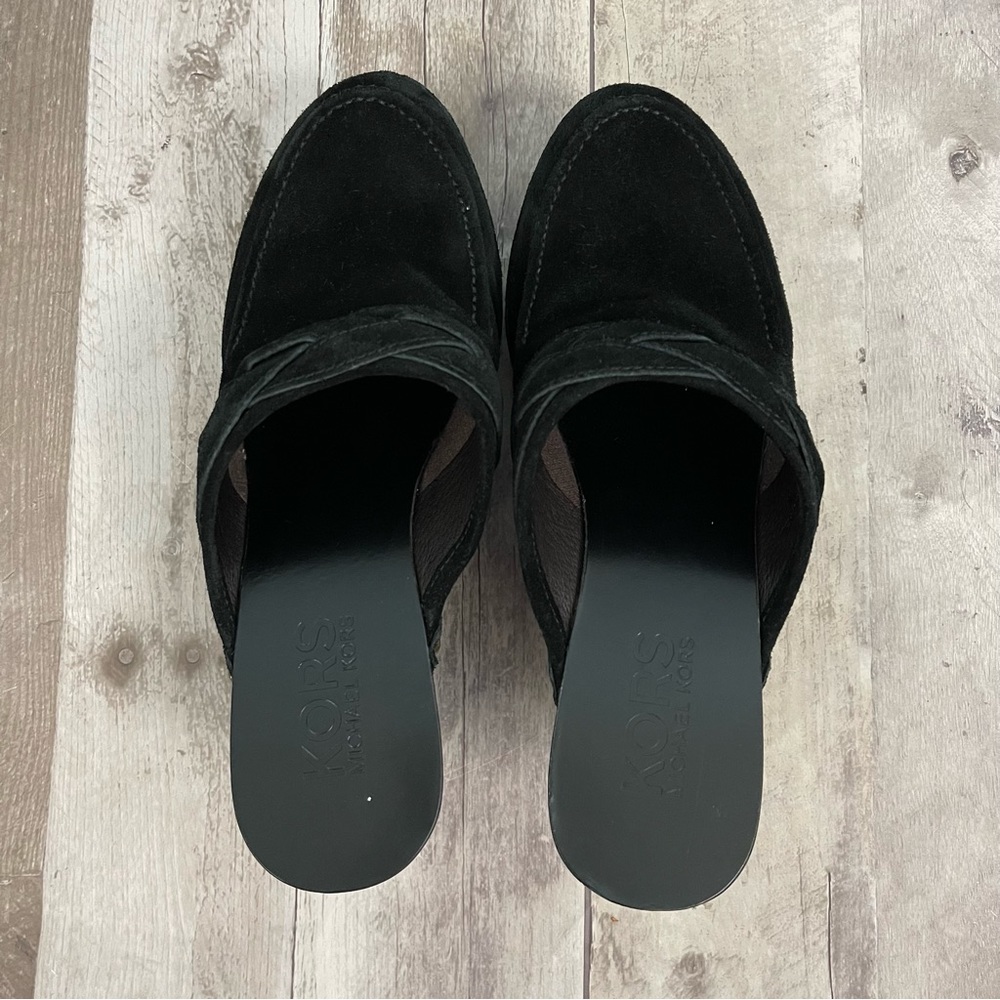 KORS Michael Kors Black Mules - Picture 6 of 12
